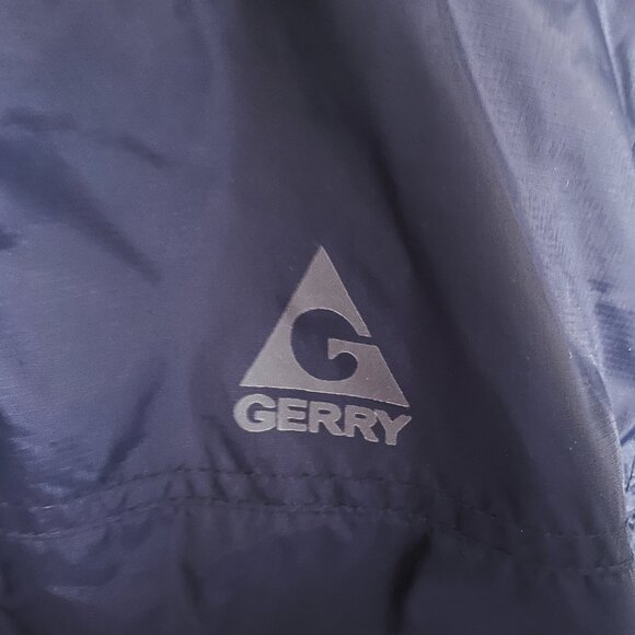 NEW Mens Gerry Hooded Bomber Jacket M NWT Blue Lined Water Resistant Nylon - Picture 4 of 14